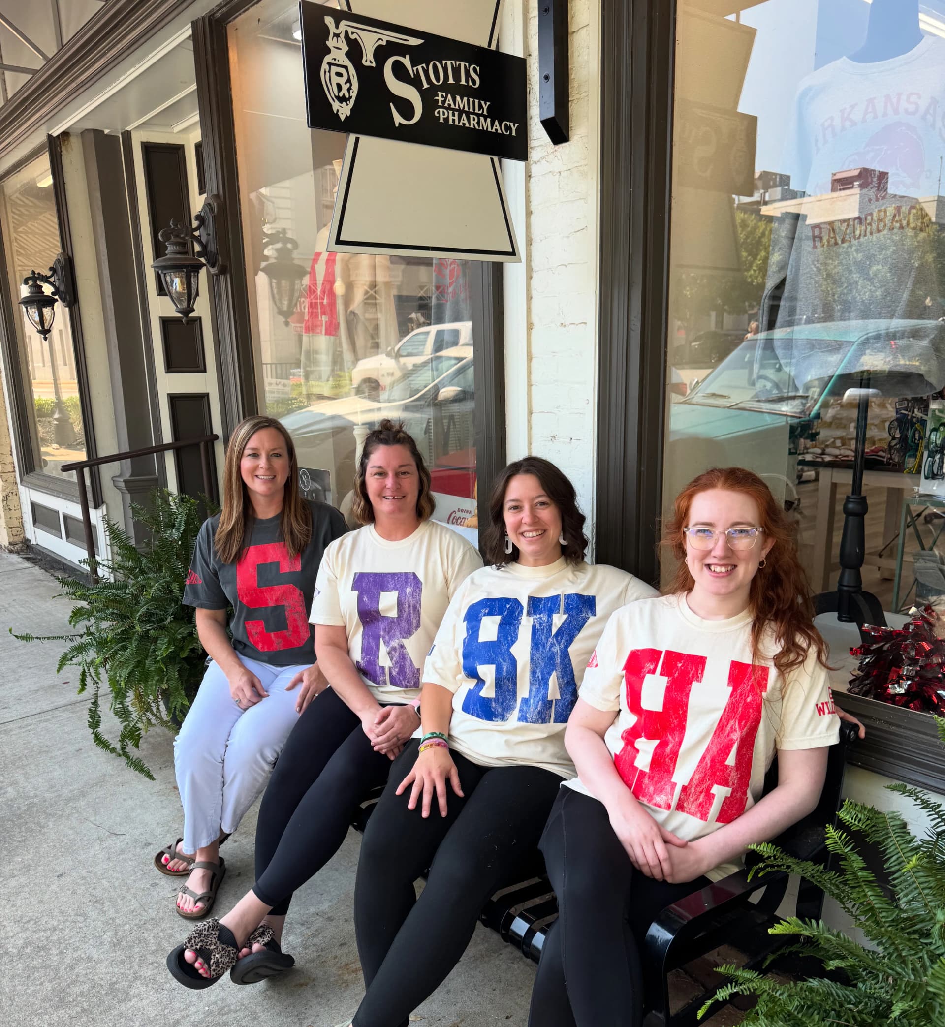 happy patient visiting Stotts Family Pharmacy